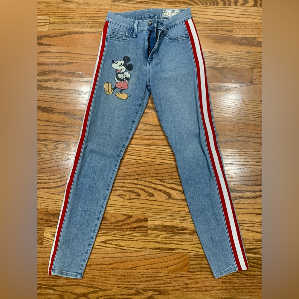 SIWY Mickey Mouse skinny jeans